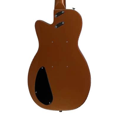 Silvertone 1444 Classic Series Short Scale Bass - Copper Metallic - Open Box image 7