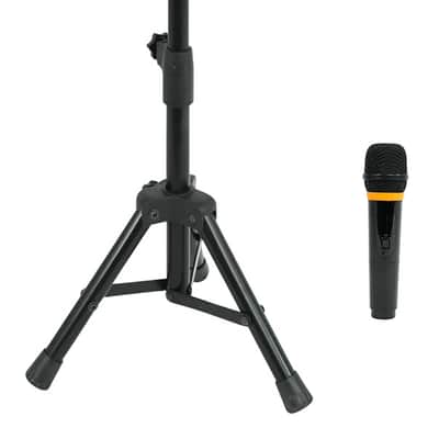 Technical Pro Dual 8" Rechargeable Karaoke Machine System Bundle with Stand & 3) Wireless Mics image 8