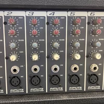 Peavey MP 600A 7-Channel Powered PA Mixer Head 200W w/ Digital Reverb image 3
