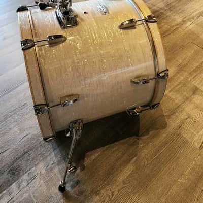 Used Pearl Export 5pc Drum Set White Oyster image 4