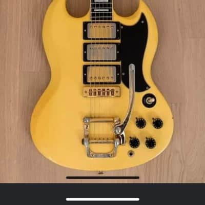 Gibson SG Custom with Bigsby Vibrato 1971 - 1979 - White image 15