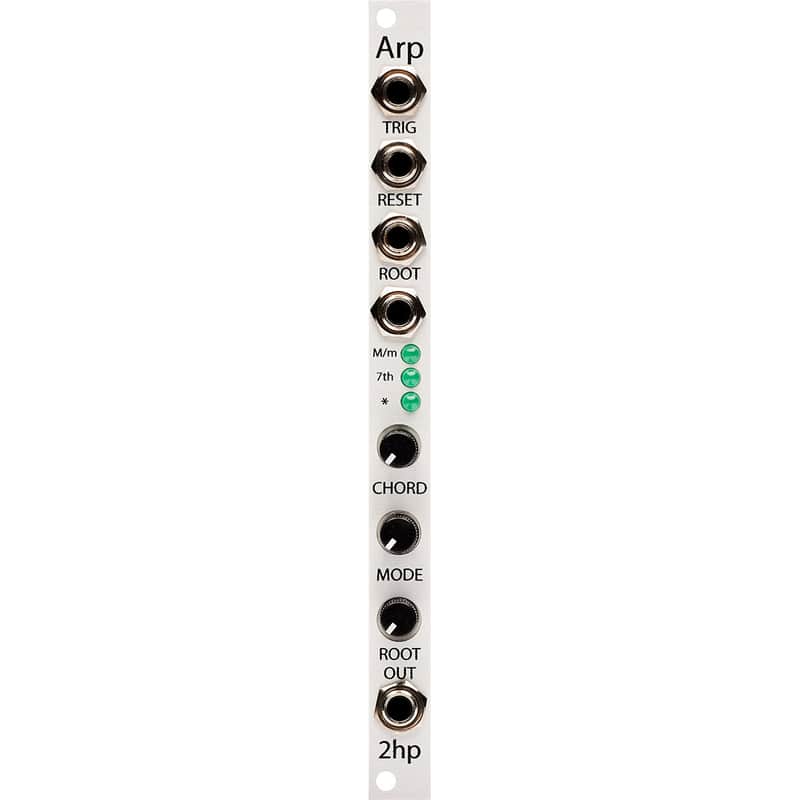 2hp Arp Eurorack Arpeggiator Module (Silver) image 1