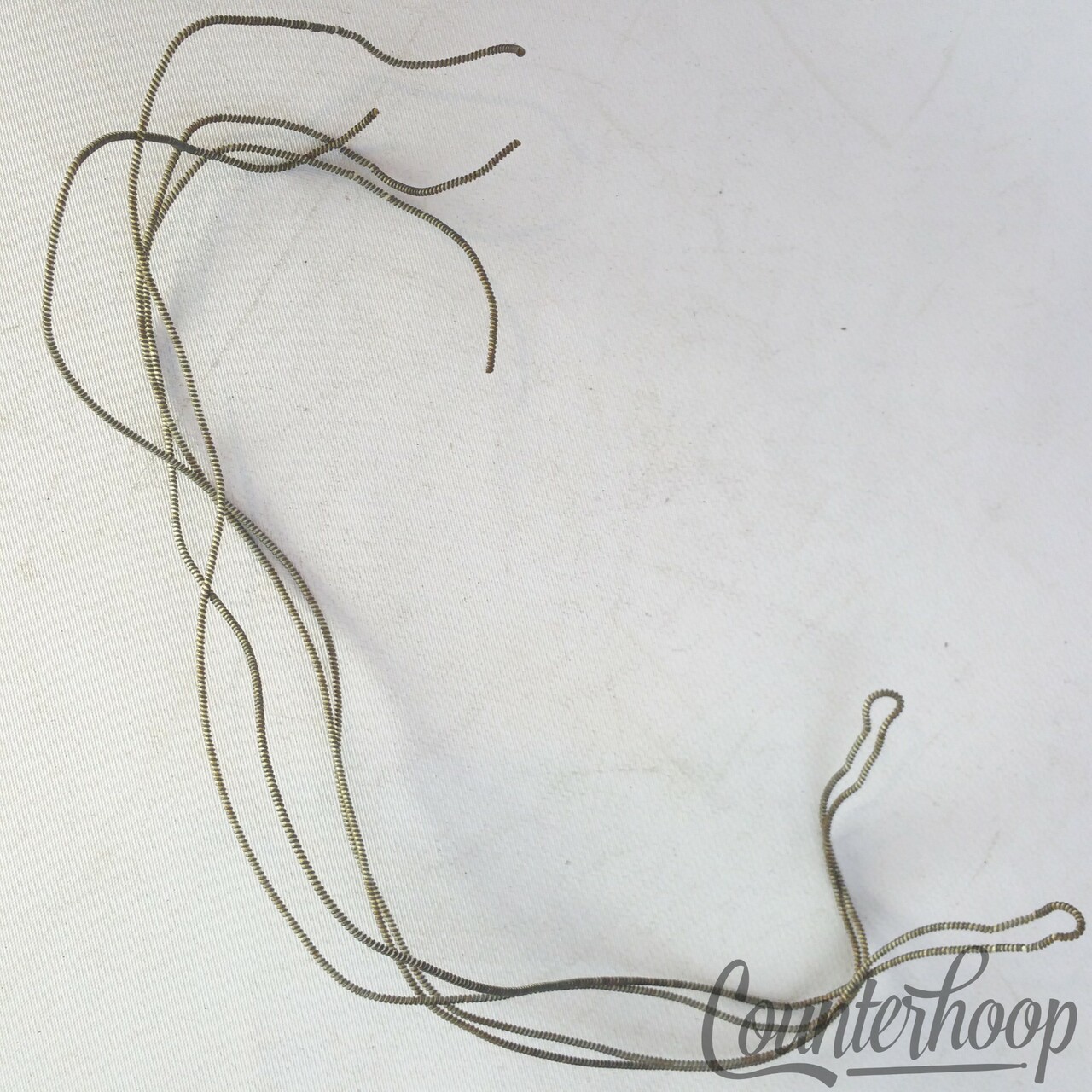 Early American 11"4-Strands Snare Drum Coiled Metal over Cloth Wires Vintage 10s — main photograph
