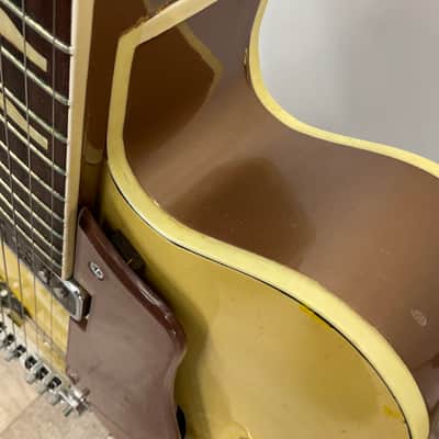Gretsch 6189 Streamliner 1955 - 1957 - Bamboo Yellow with Copper Mist Back image 14