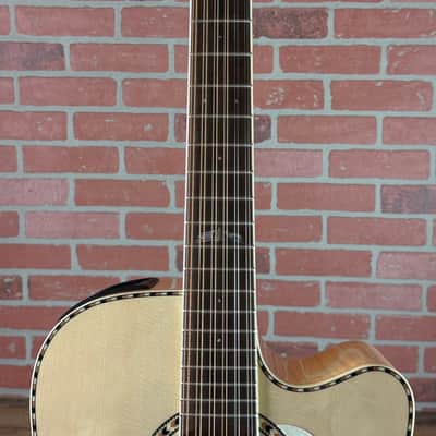 Takamine GD74CE-12U Dreadnought Cutaway 12-String Acoustic-electric Guitar - Gloss Natural image 6
