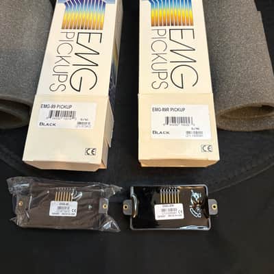EMG 89 & 89R Active Pickup Set - Black Calibrated Bridge & Neck Pair (Open Box / Mint) image 2