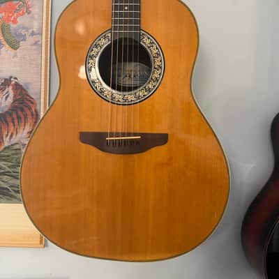Ovation 1111 Balladeer 1981 - Natural w/ OHSC image 2