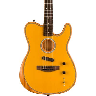 Fender Acoustasonic Player Telecaster Acoustic-Electric Guitar Regular Butterscotch Blonde image 1