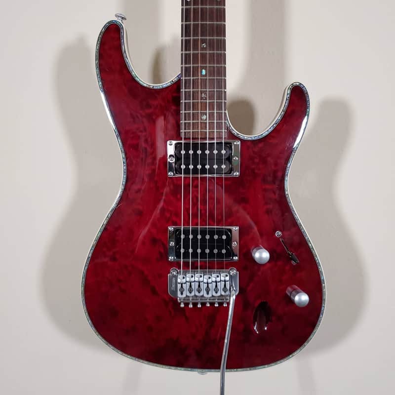 Rare Ibanez SA220EX 2004 MIK - Trans Red Quilt Top - Fresh Setup