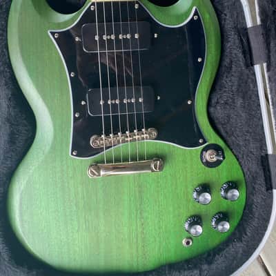 Epiphone SG Classic Worn P90 2020 - Present - Worn Inverness Green image 3