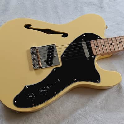 Pro Upgrades - Squier Affinity Telecaster Thinline 2024 - Vintage White image 3