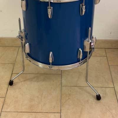 Yamaha 8000 tour custom Cobalt blue 22/12/13/16 snare and hardware image 22