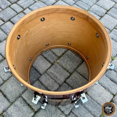 Immagine Premier SIGNIA Maple Tom Floor Tom 14" x 12" Cherry Wood UK Made - 22
