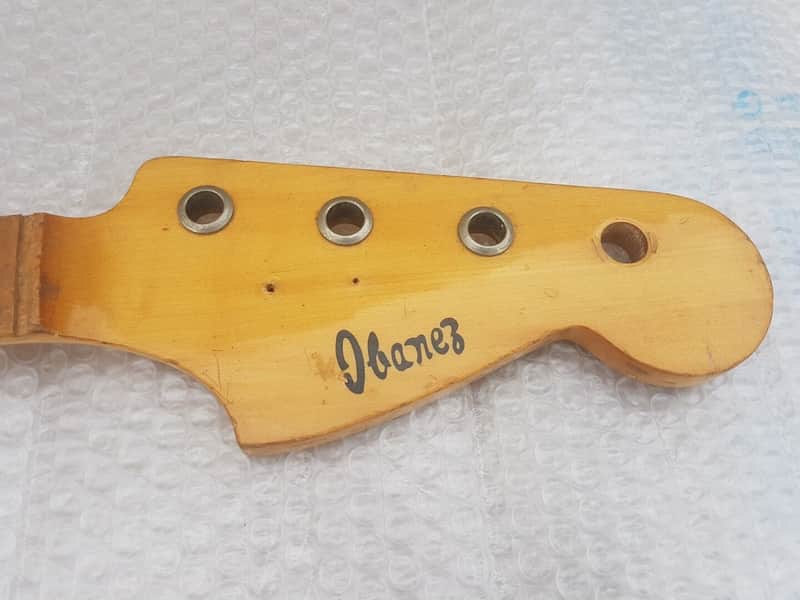 1976 IBANEZ JB FRETLESS BASS NECK made in JAPAN image 1
