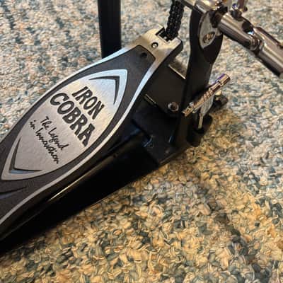 Tama HP900PWN Iron Cobra 900 Series Power Glide Double Bass Drum Pedal 2010s - Black/Chrome image 3