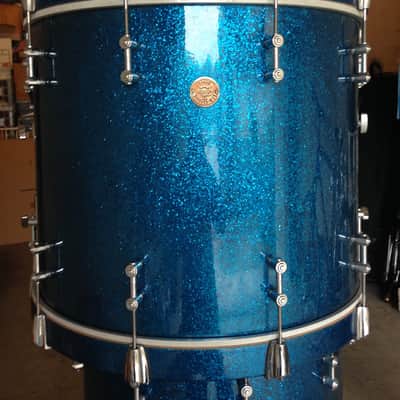 Gretsch New Classic Maple Drum Set 2011 Ocean Blue Sparkle 8, 10, 12, 14, 16, 18, 22 image 22