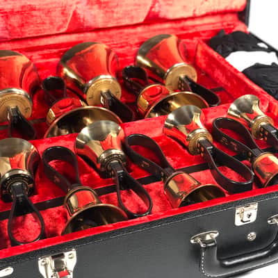 Schulmerich Handbells - Complete 3 Octave Set - 4 Cases, 37 Bells - Superb image 3