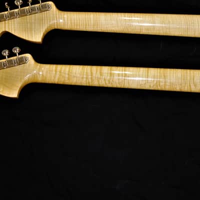 2001 Fender custom shop Masterbuilt doubleneck Jaguar/Bass VI Sunburst image 9