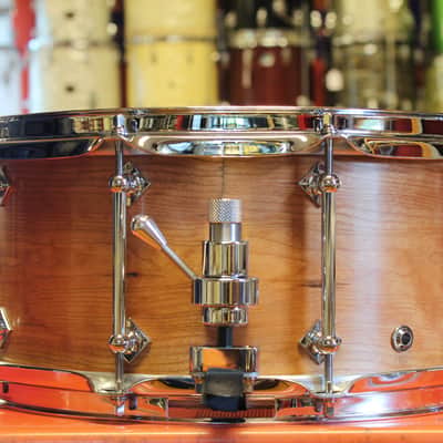 Craviotto Drum Co. Cherry 6.5"x14" Snare Drum image 2