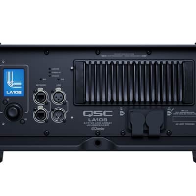 QSC LA 108 1300W Active 8" Line Array Loudspeaker 2024 - BLACK image 3