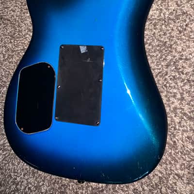 Vintage 1983 Kramer Pacer Blue burst electric guitar made in the usa image 7
