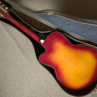 Silvertone 1382L (Kay K161 Thin Twin/Jimmy Reed) 1957 - Sunburst image 7