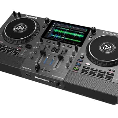 Numark Mixstream Pro Go | Battery-Powered DJ Controller with Wi-Fi | Built-In Speakers & Streaming Integration image 1