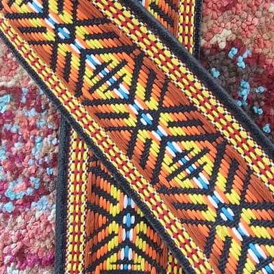 Unbranded hootenanny style guitar strap #5 image 3