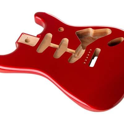 Fender Genuine Replacement Part Stratocaster body (vintage bridge) - Candy Apple Red image 2