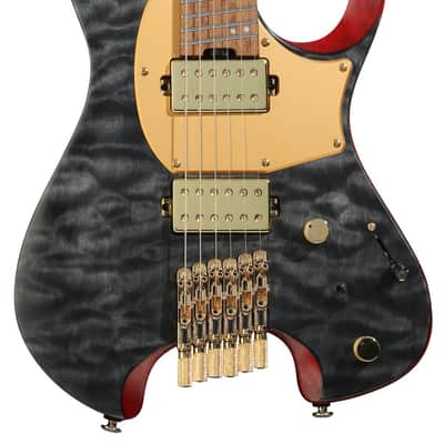 Ibanez MGFM10 Manuel Gardner Fernandes Signature Electric Guitar - Obsidian Black Low Gloss image 1