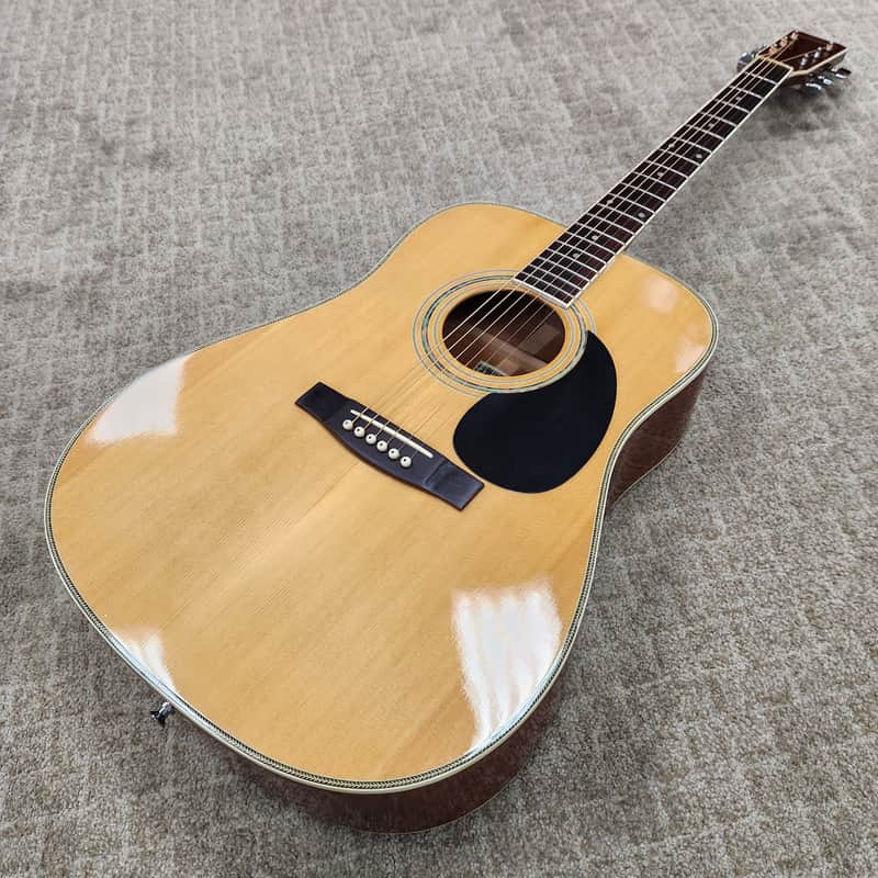 1980s Hohner Leyanda Line HMW-600N Dreadnought w/ Original Soft Shell Case image 1