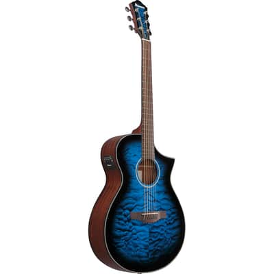 Ibanez Transparent Blue Sunburst High Gloss Top, Natural High Gloss Back and Sides EL.GUITARTransparent Blue Sunburst High Gloss Top, Natural High Gloss Back and Sides EL.GUITAR image 3