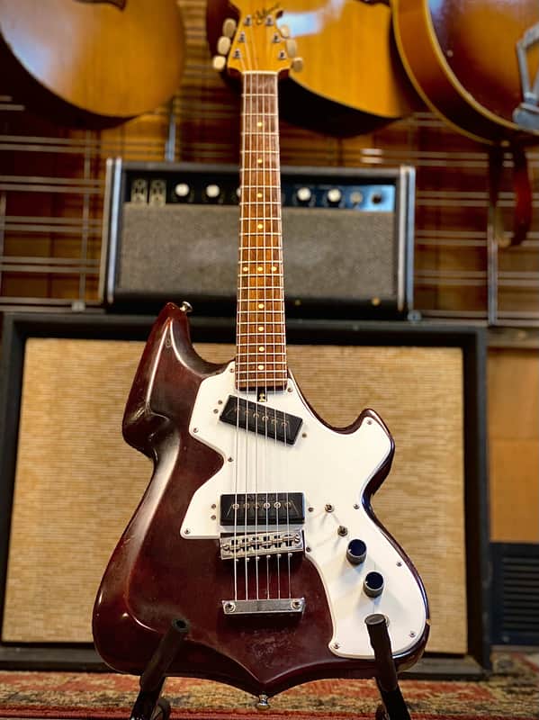 Actone Enigma Electric Guitar - Walnut Stain image 1
