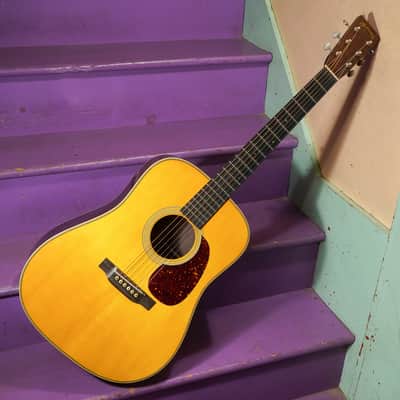2021 Martin D-28 Custom Expert Authentic Aged Dreadnought Guitar (VIDEO! Clean & Ready) image 1