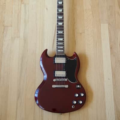 1987 Gibson SG Standard '61 Vintage Reissue Guitar Cherry Tim Shaw PAF w/ohsc image 2