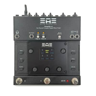 Elite Acoustics EAE StompMix 6-2 - Six Chan Digital Pedalboard Mixer image 1