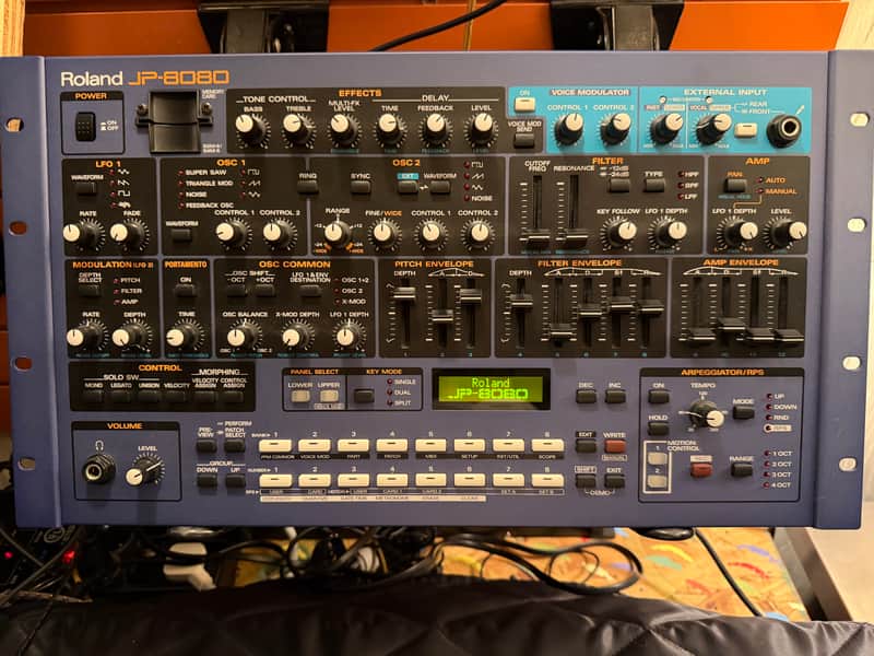 Roland JP-8080 Synthesizer Module 1998 - 2002 - Black image 1