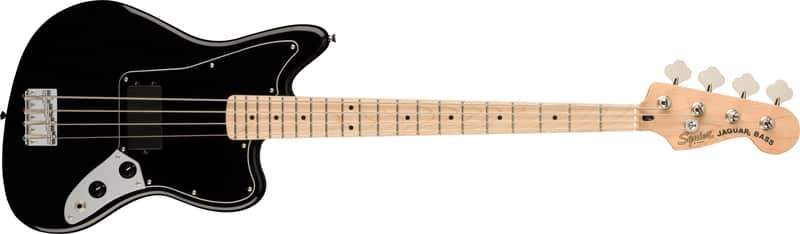 Squier Affinity Series Jaguar Bass H Maple FB Black Pickguard Black