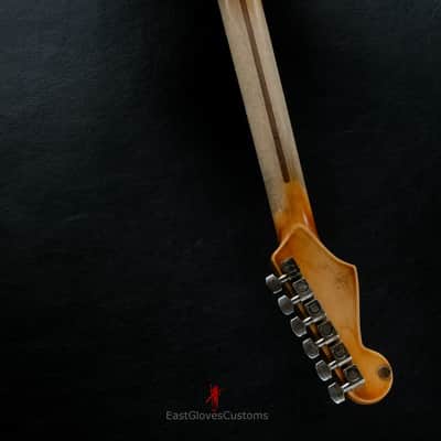 Fender Stratocaster 60th Anniversary Rusty Gold Heavy Aged Relic by East Gloves Customs image 20