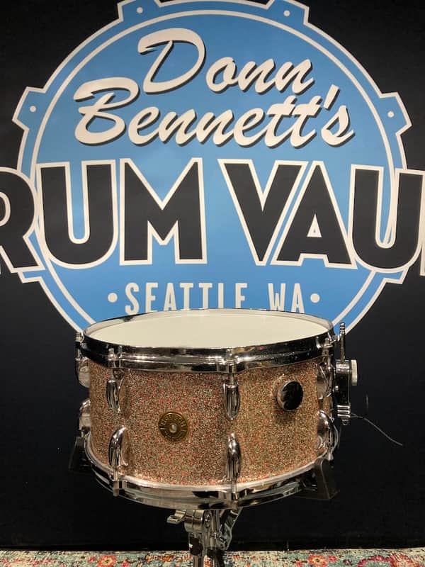 Gretsch 1950s Peacock Sparkle 14"x6.5" Snare Drum. Stunning!! image 1