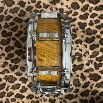 Ludwig 90th Anniversary African Satinwood Snare Drum - 14x5 image 2