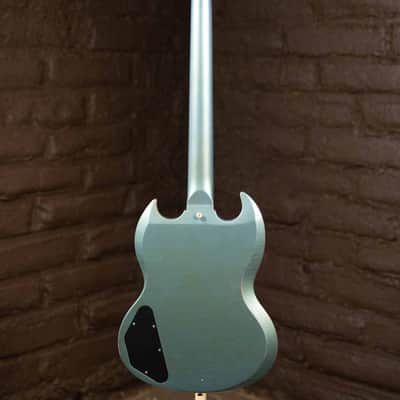 Gibson Custom 1964 SG Standard Reissue with Maestro, Ultra Light Aged, Pelham Blue (New) image 2