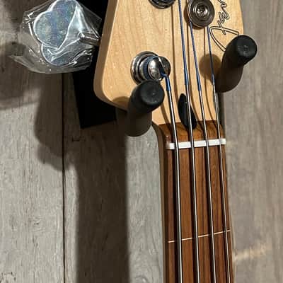 New Fender Jazz Bass Fretless, Black, Custom Capital City Guitars Bass USA Built, Amazing image 6