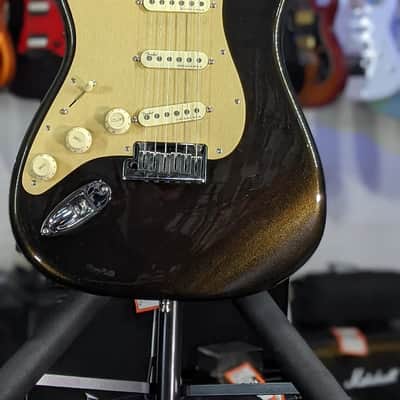 Fender American Ultra Stratocaster Left-handed - Texas Tea with Maple Fingerboard *FREE PLEK WITH PURCHASE*! 103 image 1