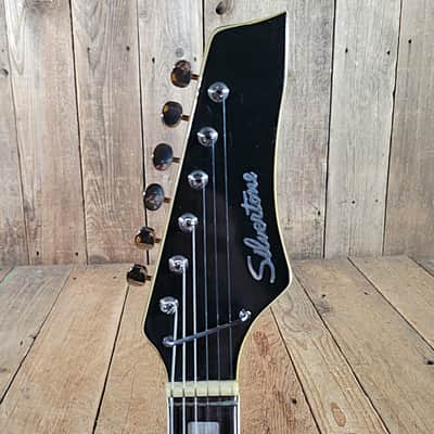 Silvertone Model 1445 1960s MIJ w/ original case - Sunburst image 5