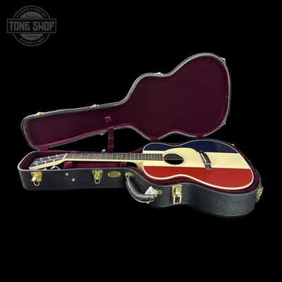 Martin Custom Shop OM Red/White/Blue Sitka/EIR w/Case image 13
