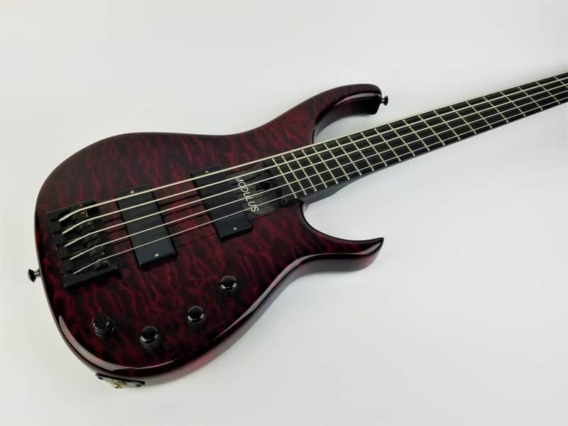 Modulus Quantum Five-String 2004 Transparent Cherry W/ OHSC image 1