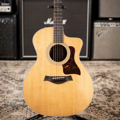 Taylor 214ce Grand Auditorium Acoustic/Electric Guitar with Gig Bag image 3