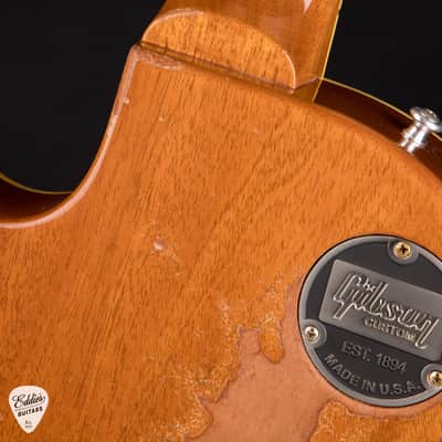 2022 - Gibson Custom Shop Made 2 Measure Murphy Lab '59 Les Paul Standard Murphy Painted Ultra Heavy Aged Abiline Sunset Burst image 11