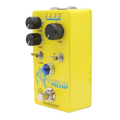Distortion/Overdrive/Preamp Guitar Effect Pedal 4 Mode Switch imagen 3